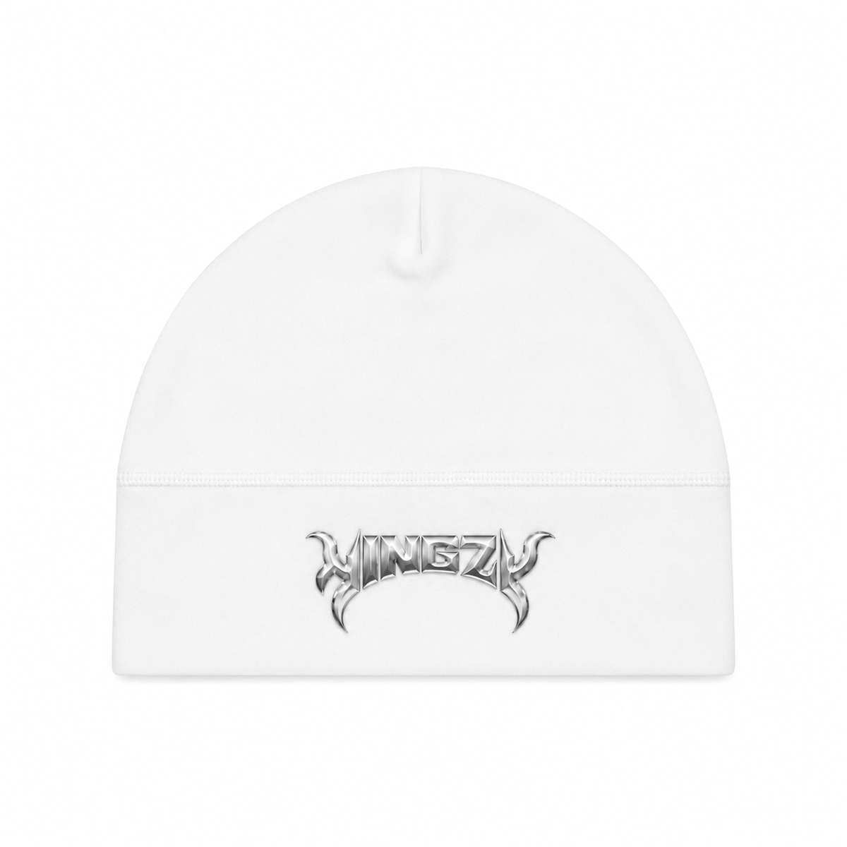Kingzy Skull Cap Logo Chrome