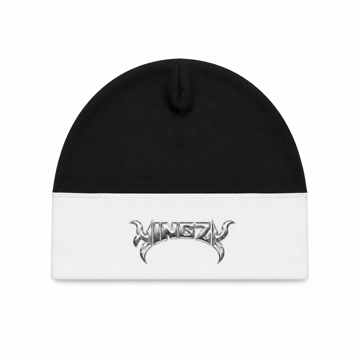 Kingzy Skull Cap Logo Chrome